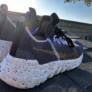 NIKE Space Hippie 01 Recycled Material Running Shoes BLACK / WHEAT